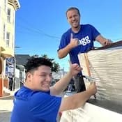 2 Lugg movers giving thumbs up