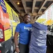 Lugg mover protecting furniture with damage protection