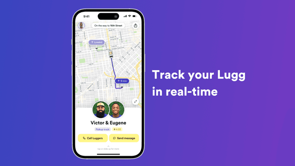 How to easily track your movers in real-time on the Lugg app and lugg.com | Lugg On-Demand Mov