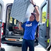 Lugg mover delivers Christmas gift to donation center