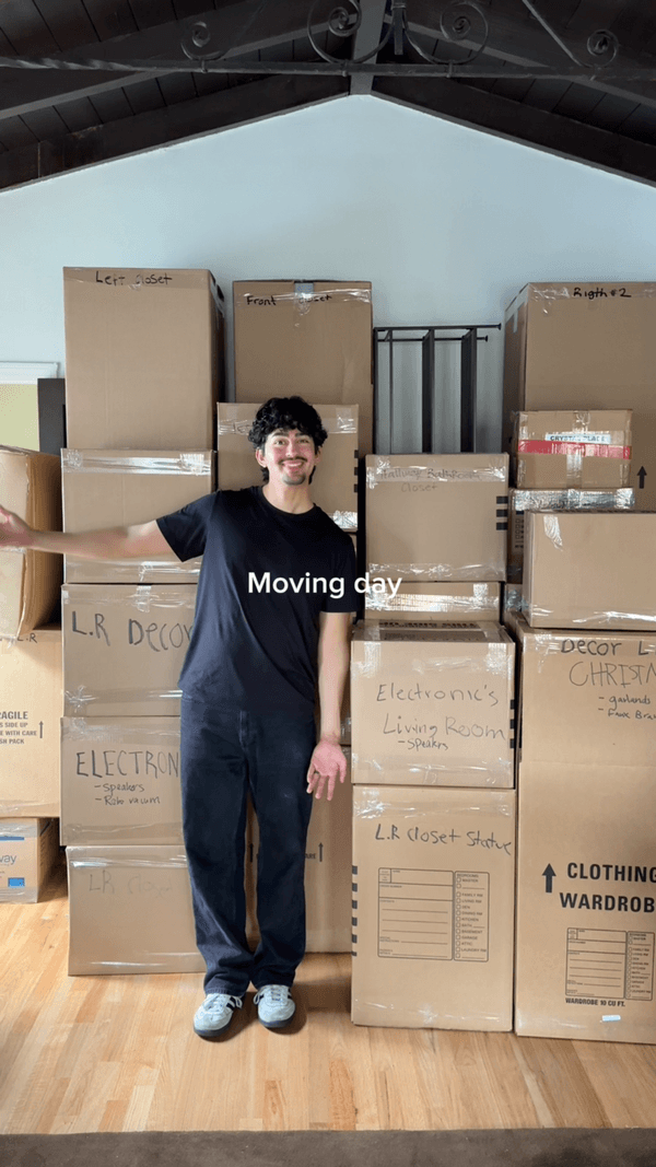 How Marco Zamora moved into his Dream Los Angeles Apartment with Lugg On-Demand Movers