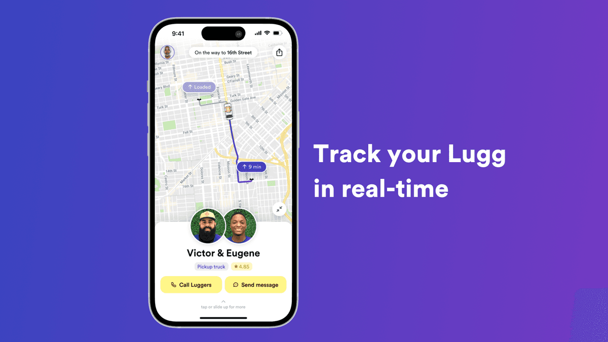 How to easily track your movers in real-time on the Lugg app and lugg.com | Lugg On-Demand Mov