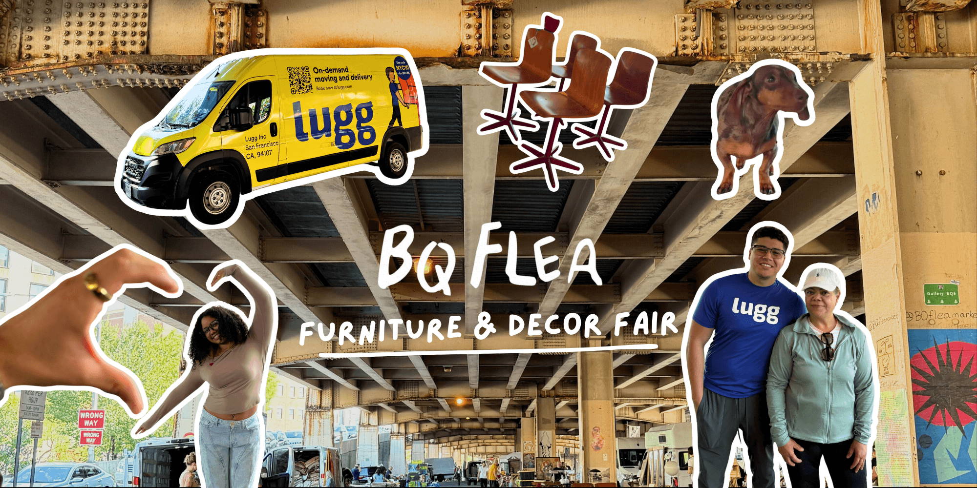 Lugg at BQ Flea: Making Big Vintage Finds Easy to Move in NYC